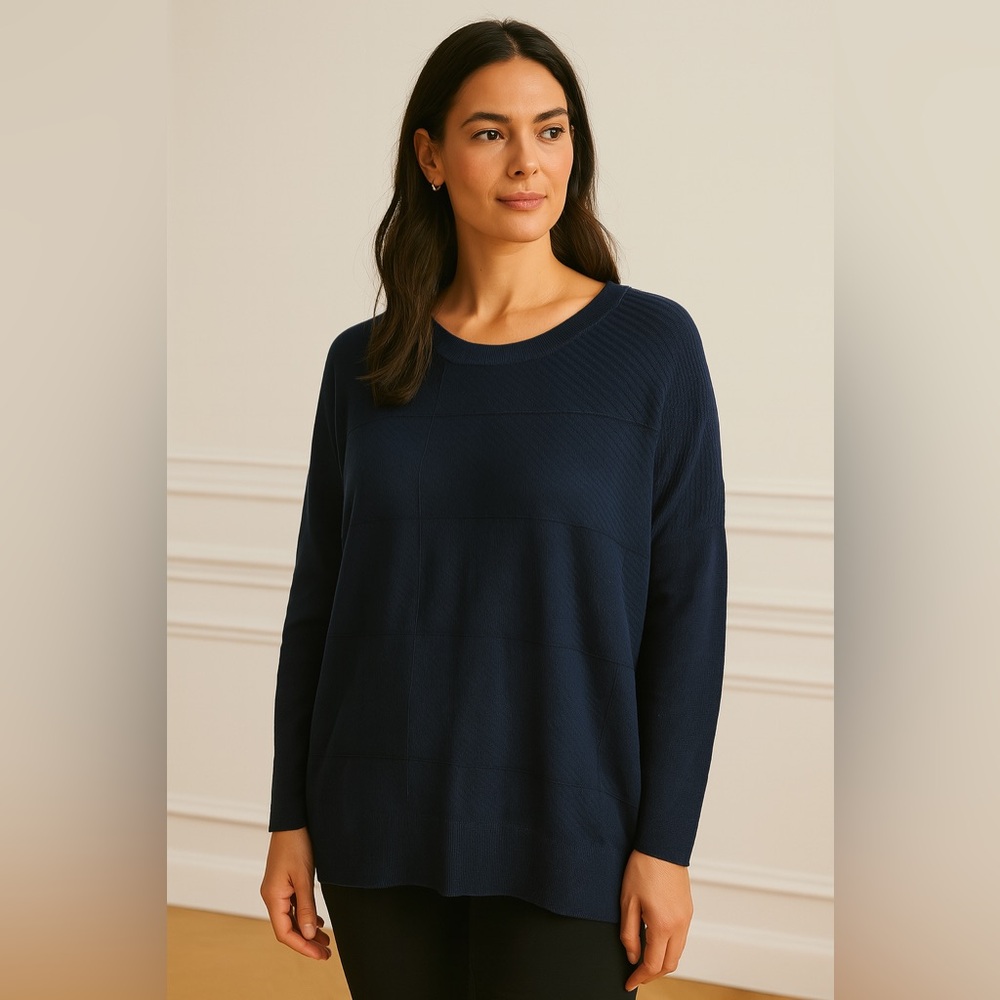 PLANET by Laurent G Navy Women's Sweater
